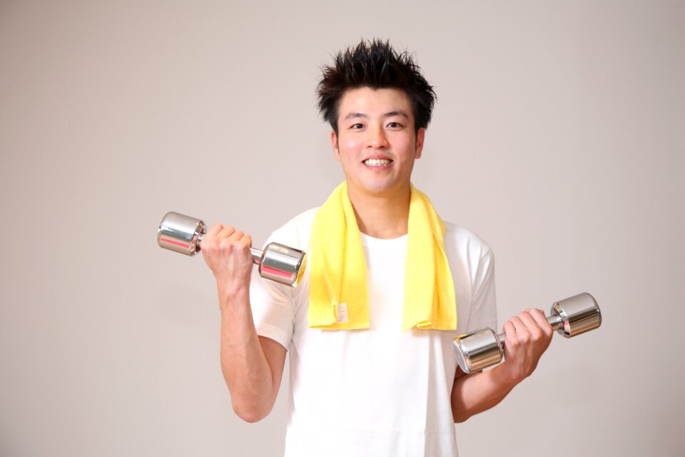Man muscle training