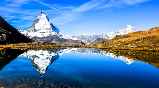 Matterhorn mountain lake