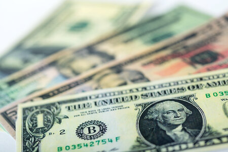 Money dollar bills