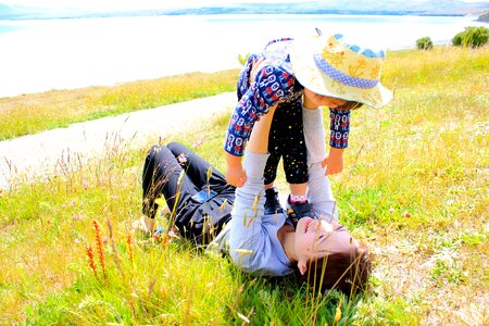 Mother child son