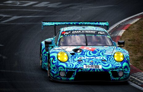 Porsche racing car