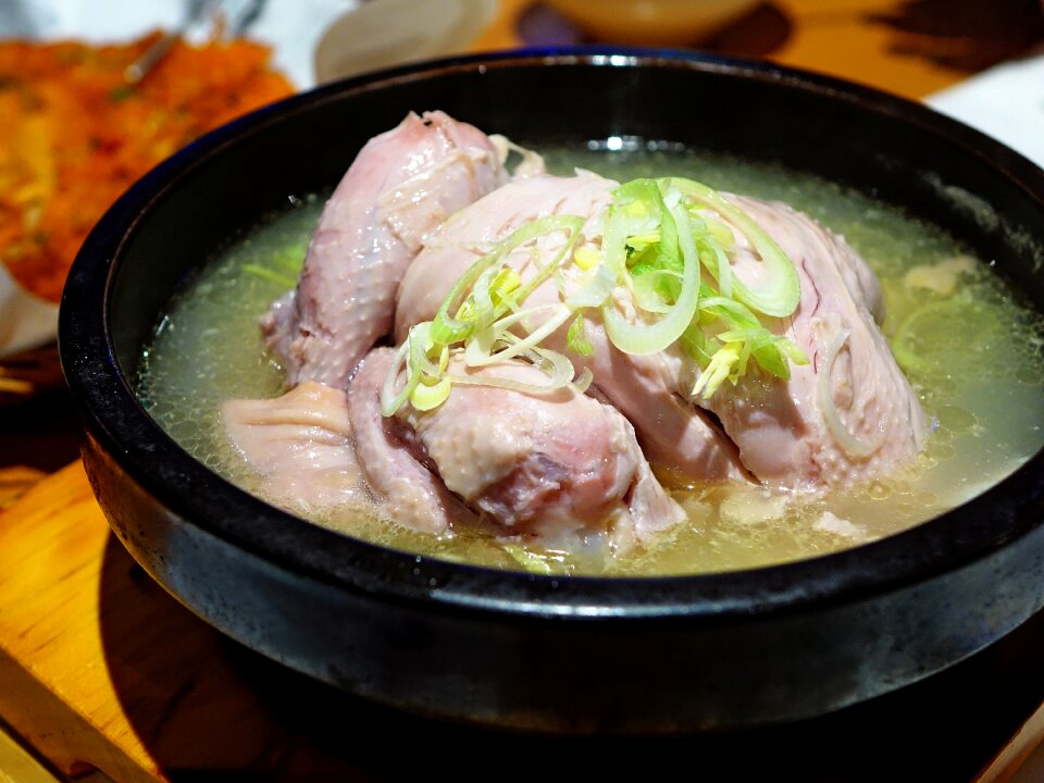 Samgye tang korean food