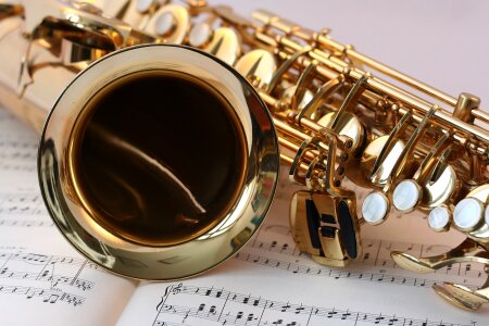 Saxophone musical instrument photo