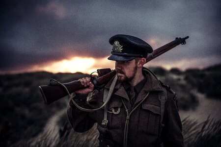 Soldier rifle