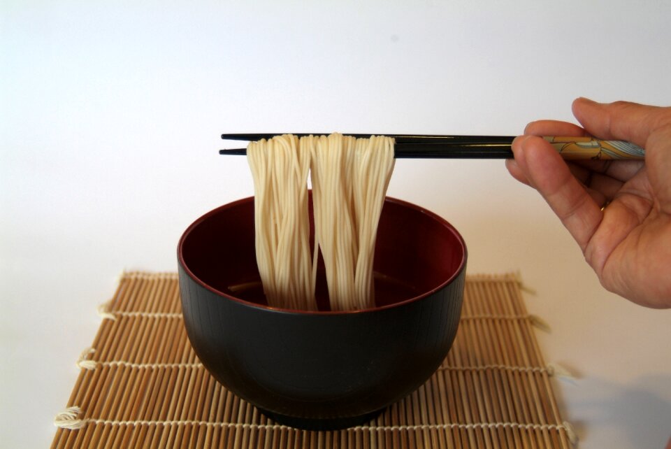 Somen japanese noodle