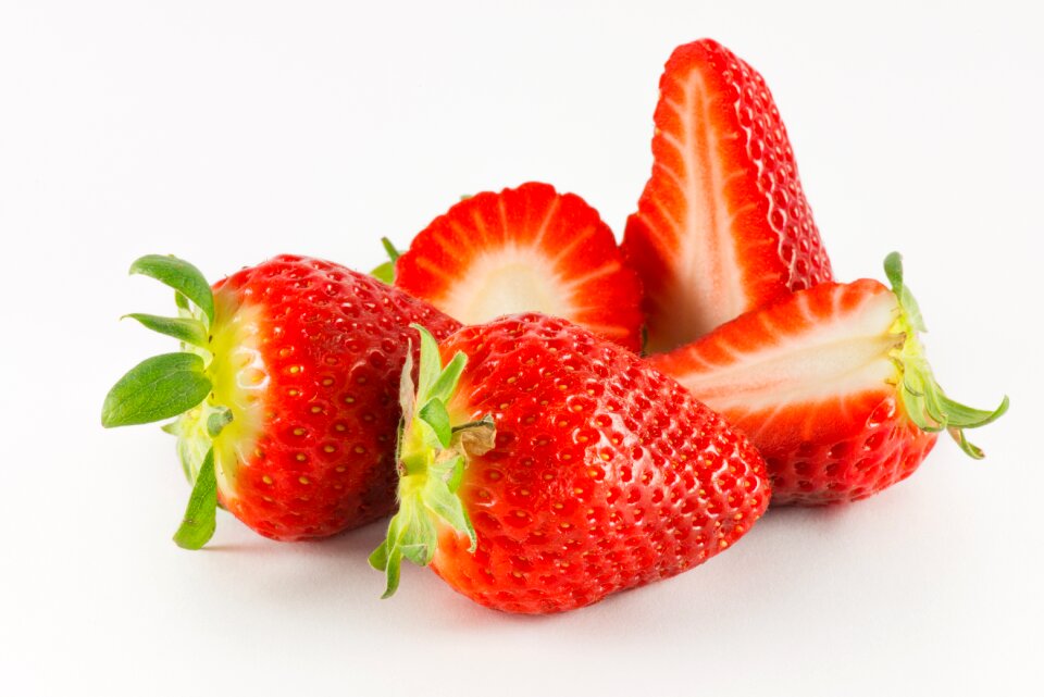 Strawberries fruits food