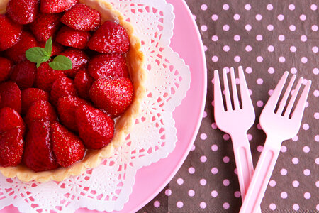 Strawberry tart sweet