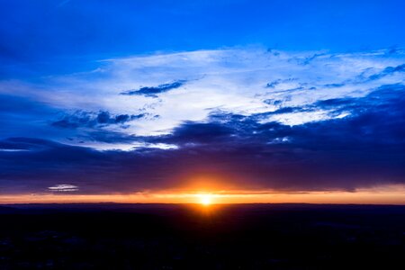 Sunset sky