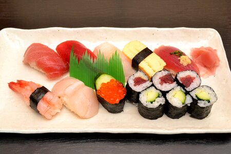 Sushi japanese food photo