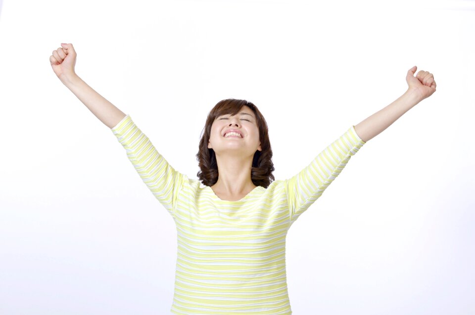 Woman girl joy
