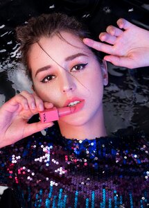 Woman girl lipstick