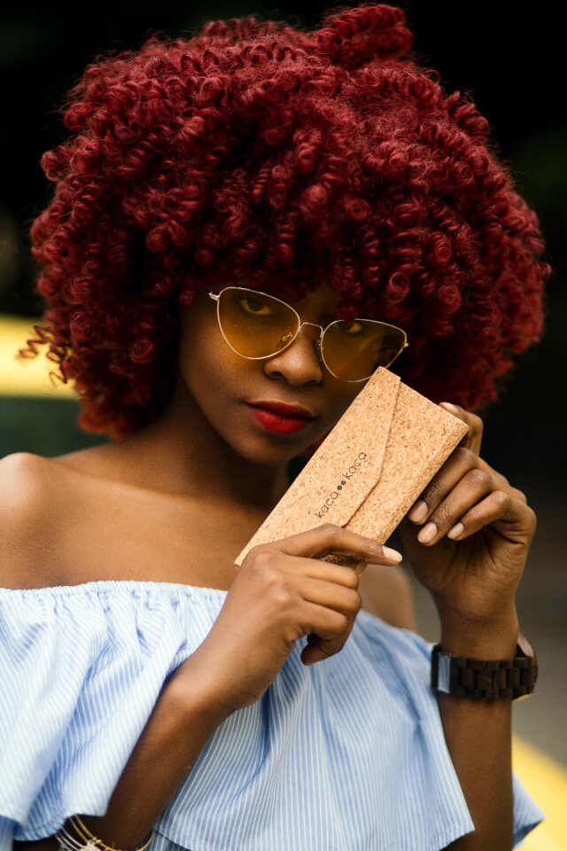 Woman girl portrait wallet