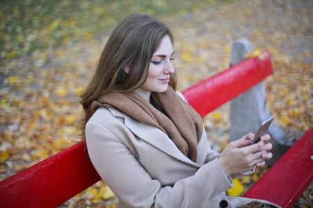 Woman smartphone