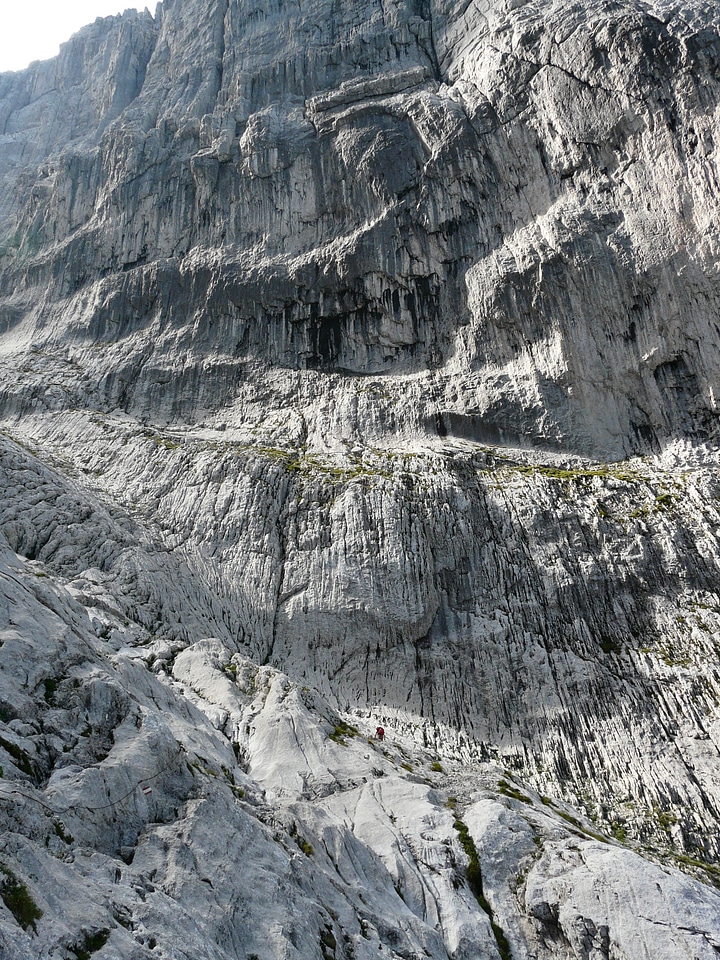 Mountaineer stone gutter wilderkaiser
