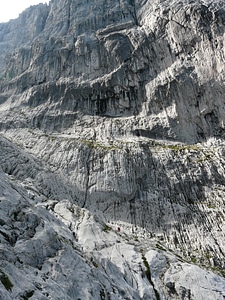 Mountaineer stone gutter wilderkaiser