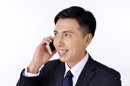 Business man phone