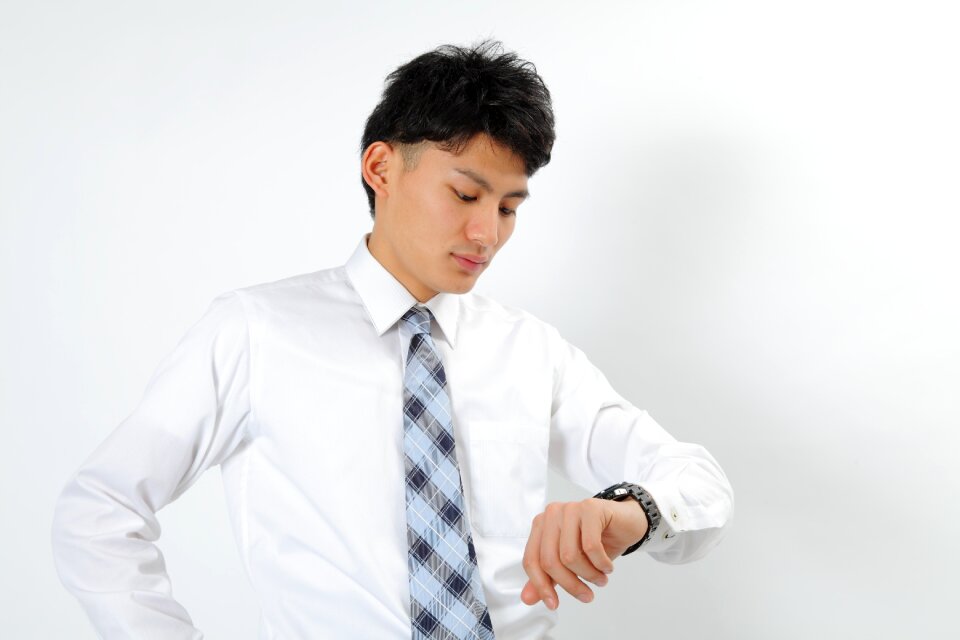 Business man wristwatch