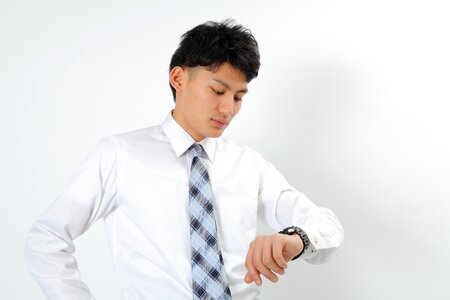 Business man wristwatch