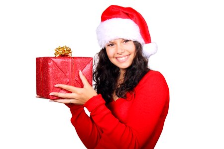 Christmas gift girl woman
