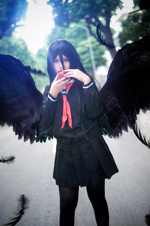 Cosplay fallen angel