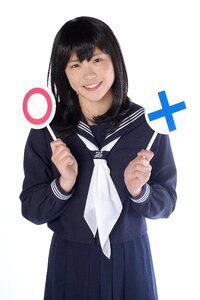 Female student o x