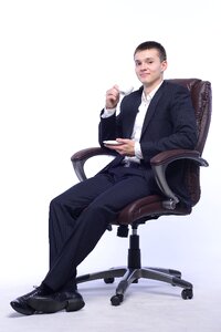 Man portrait sit