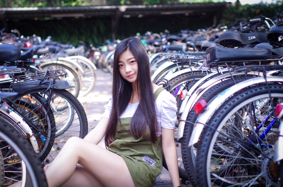 Woman girl college student