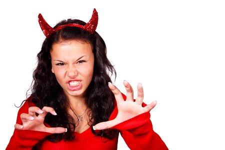 Woman girl devil