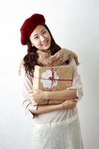 Woman girl portrait gift