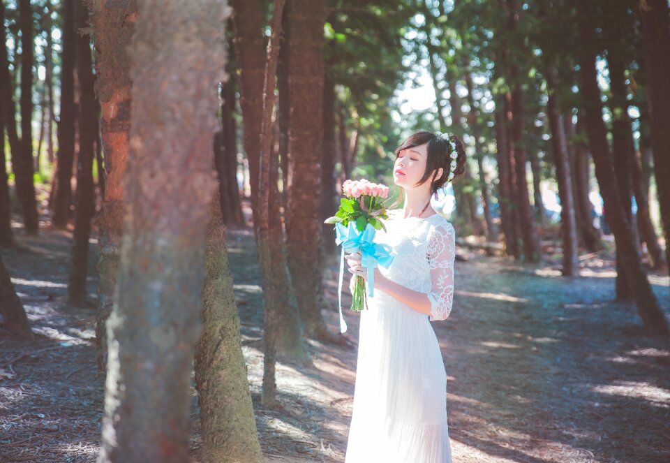 Bride wedding dress