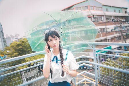 Female high school student