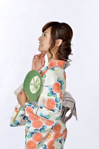 Woman girl portrait yukata photo