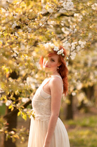 Woman girl portrait