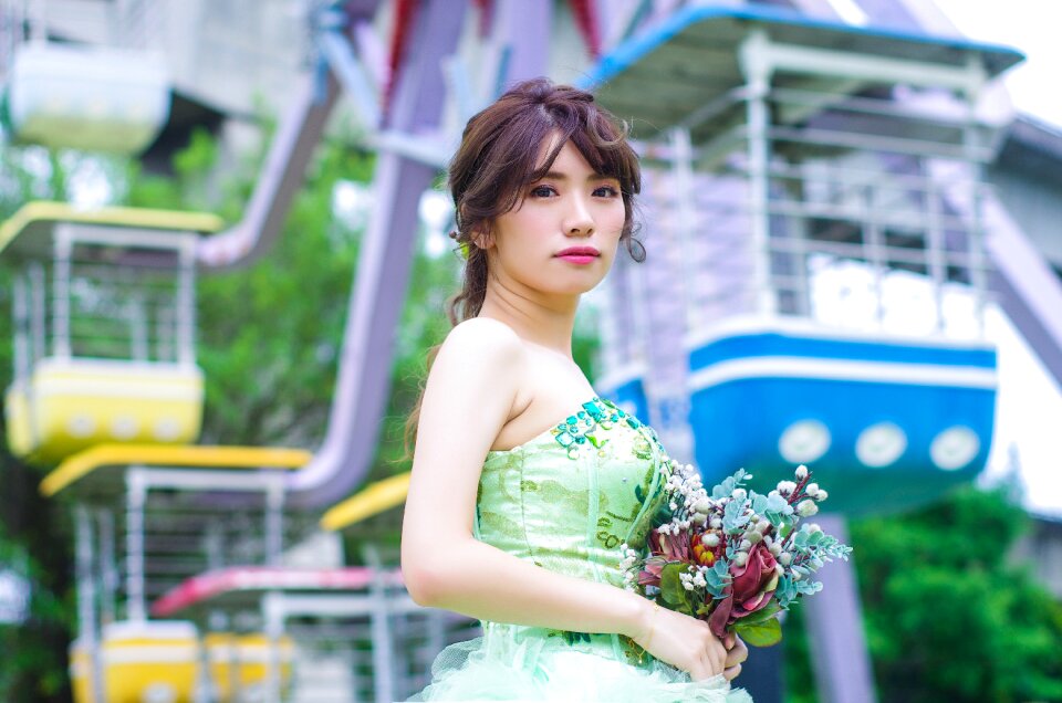 Wedding dress bride