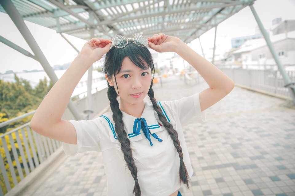 Female high school student