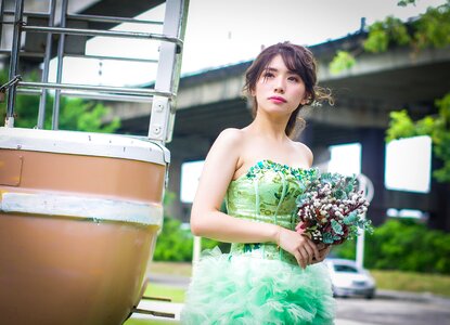 Wedding dress bride