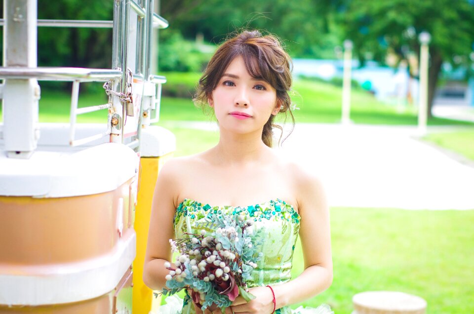 Wedding dress bride