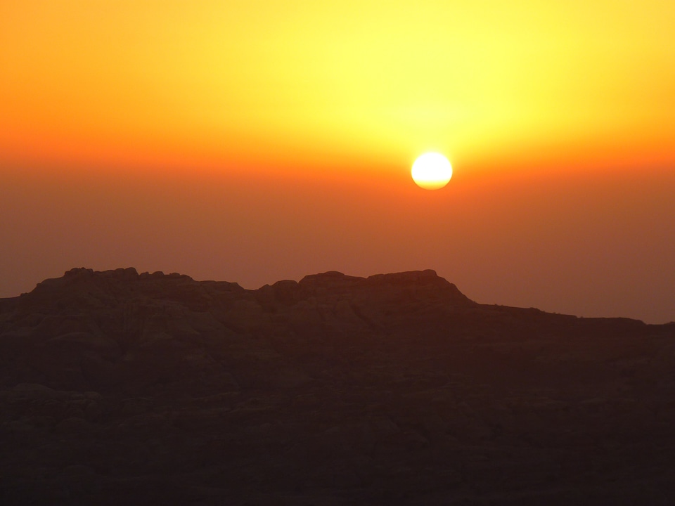 Travel middle east backlighting