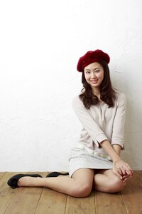 Woman girl portrait