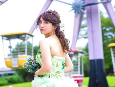 Wedding dress bride
