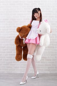 Woman girl maid cosplay