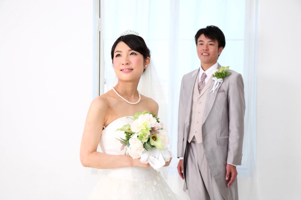 Wedding bride groom