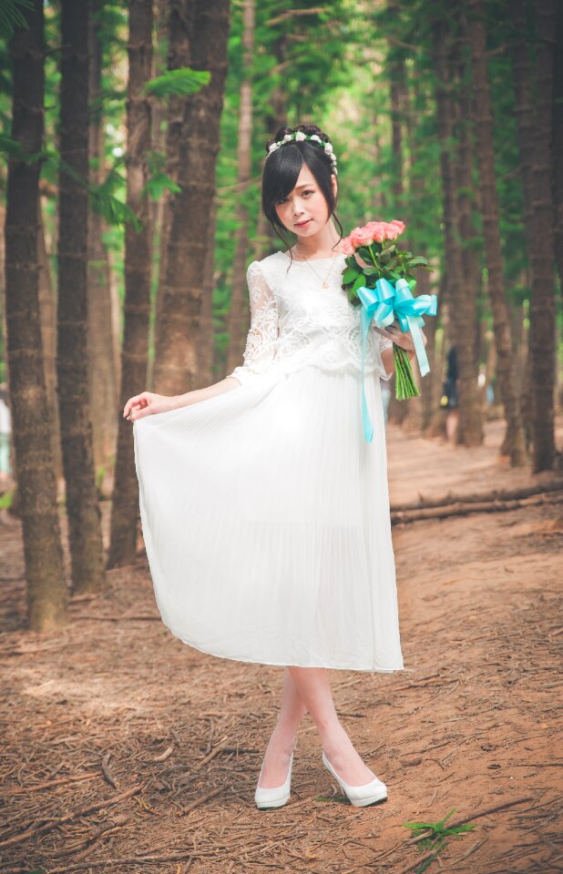 Bride wedding dress