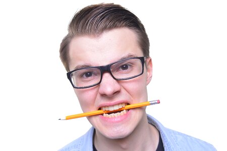Man portrait glasses