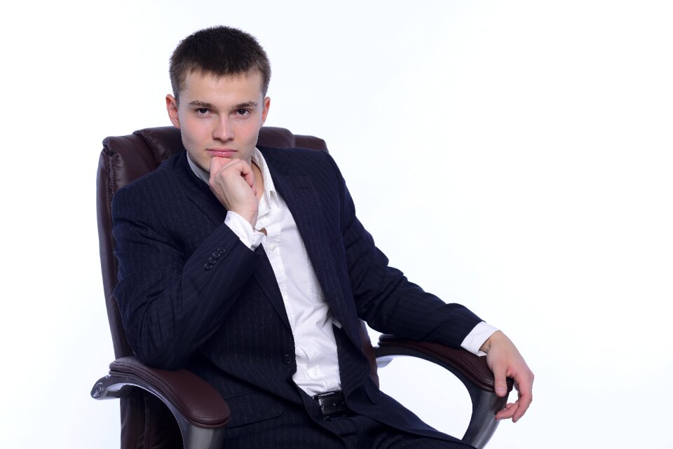 Man portrait sit