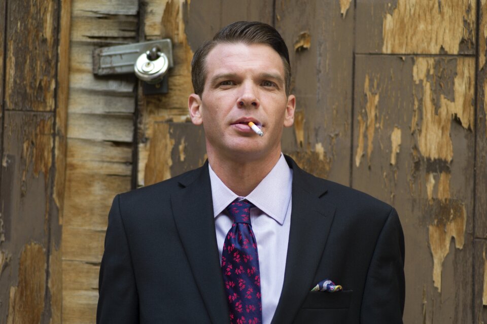 Man portrait smoking