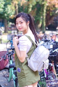 Woman girl college student