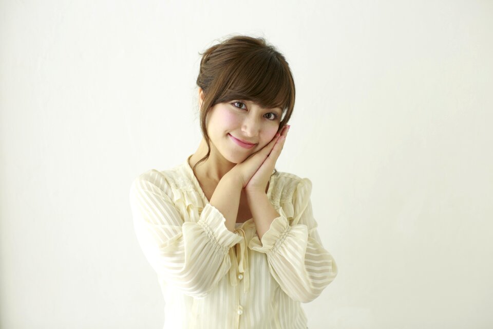 Woman girl portrait beg