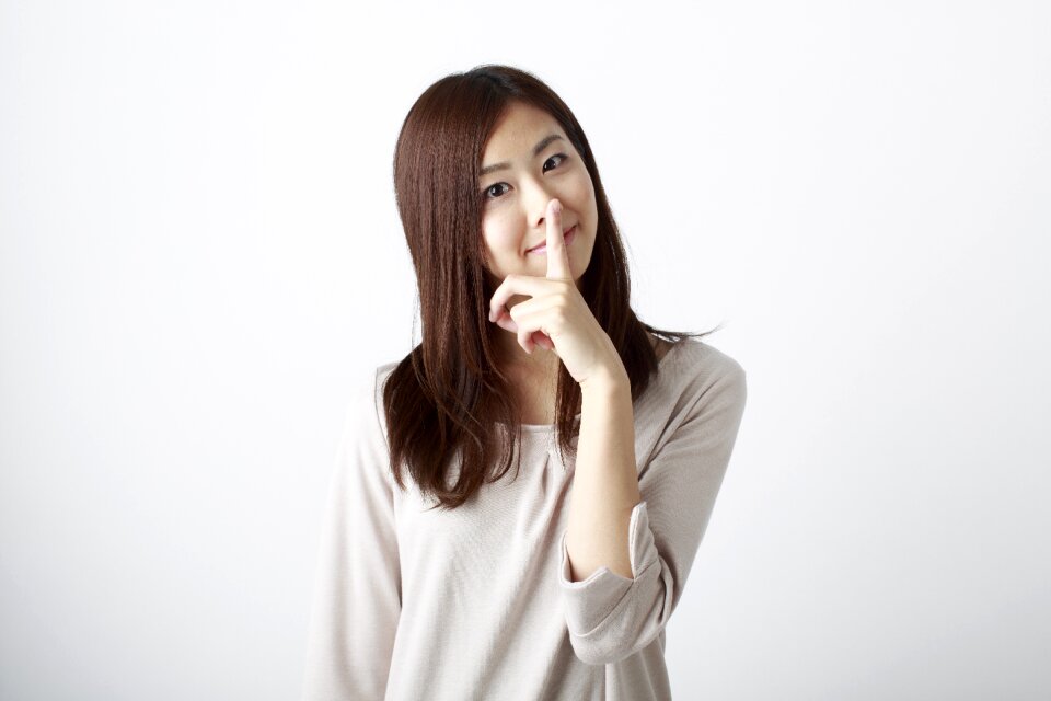 Woman girl portrait