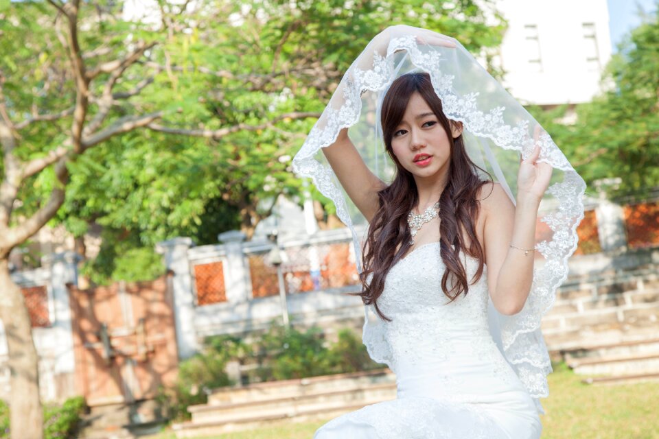 Bride wedding dress